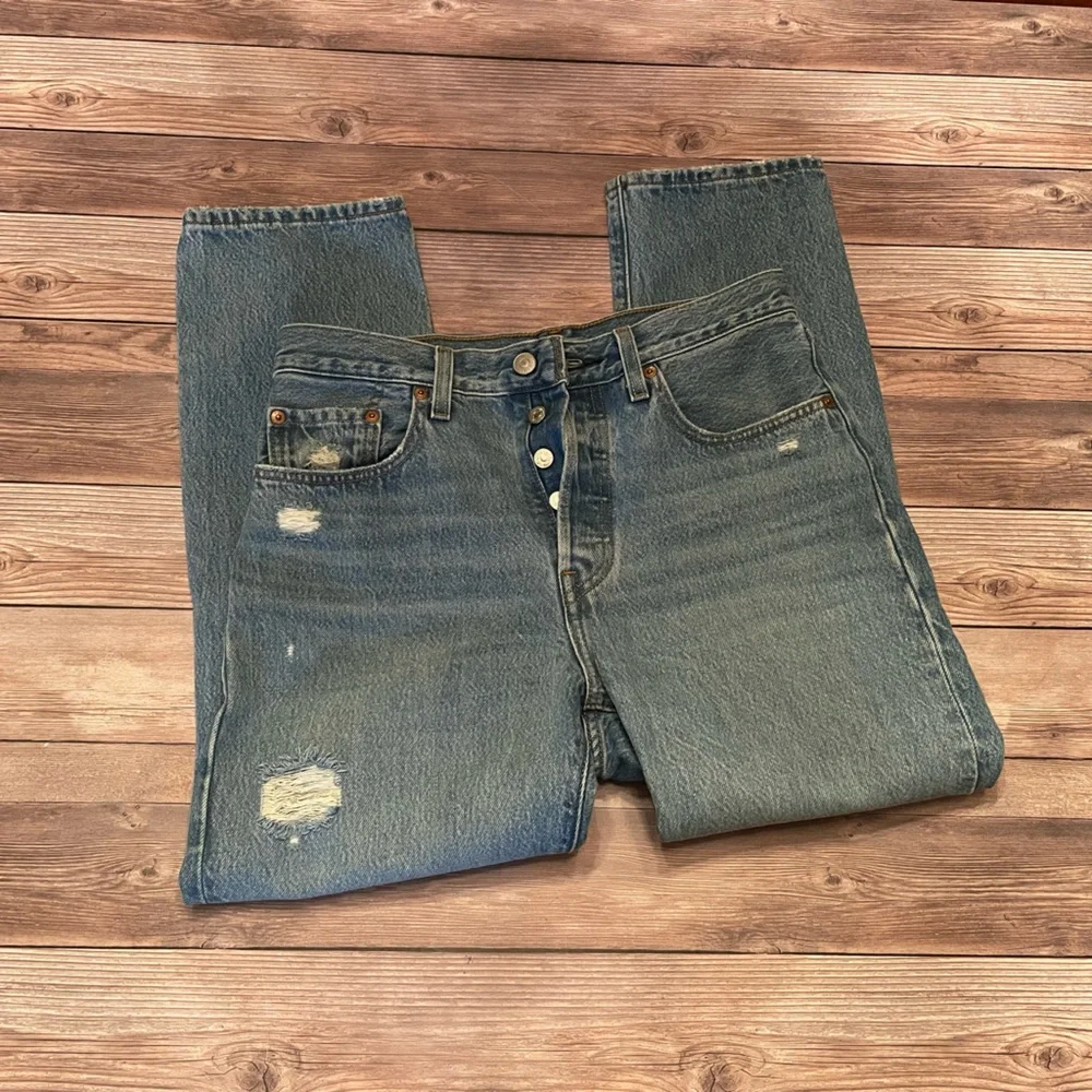 New ✨ Levi’s Original 501 Destroyed - Picture 1 of 6